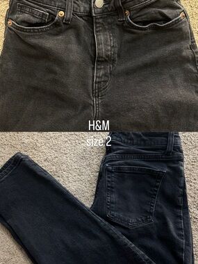 H&M Men’s Skinny Jeans in Washed Black